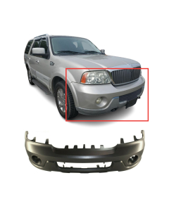 Front Bumper Cover For 2003-2004 Lincoln Navigator Base Ultimate w Fog holes