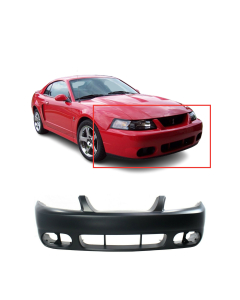 Front Bumper Cover for 2003 2004 Ford Mustang SVT Cobra w Fog Light holes FO1000533