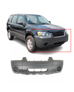 Front Bumper Cover For 2005-2007 Ford Escape XLS Textured 5L8Z17D957AAA