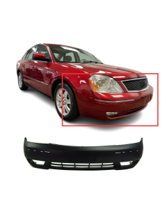 Front Bumper Cover For 2005-2007 Ford Five Hundred 500 w Fog Light/molding holes