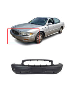 Front Bumper Cover For 2000-2005 Buick LeSabre Primed 12335610 GM1000583
