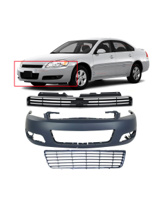 Bumper Cover & Grille Kit for Chevrolet Impala 2006-2016