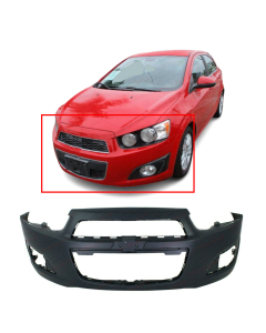 Primed Front Bumper Cover for 2012-2016 Chevrolet Sonic LS LT LTZ 95245182