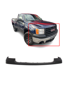 Front Upper Bumper Cover For 2007-2013 GMC Sierra 1500 Primed GM1014102