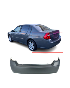 Rear Bumper Cover For 2004-2008 Chevrolet Malibu Base LS LT LTZ Classic 12335940