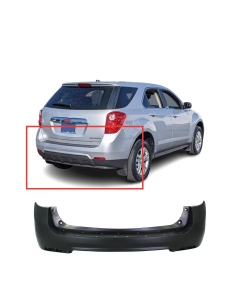 Rear Bumper Cover For 2010-2017 Chevy Chevrolet Equinox w reflector holes