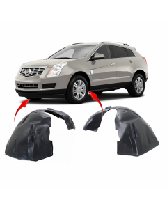 Set of 2 Fender Liners for Cadillac SRX 2010-2016 GM1248225 GM1249225 22868772