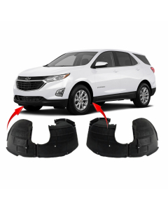 Set of 2 Fender Liners for Chevrolet Equinox 2018-2022 GM1248278 GM1249278