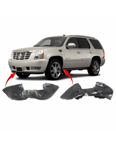 Set of 2 Fender Liners for Cadillac Escalade 2007-2013 GM1248305 GM1249305