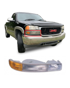 Right Passenger Side Park Signal Lamp for GMC Sierra 1500 2500 3500 Yukon 99-07