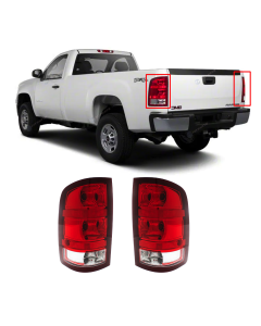 Set of 2 TailLights for GMC Sierra 1500 2500 3500 2007-2013 GM2800208 GM2801208