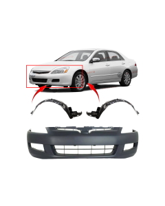 Bumper Cover & Fender Liner Kit for Honda Accord 2003-2005