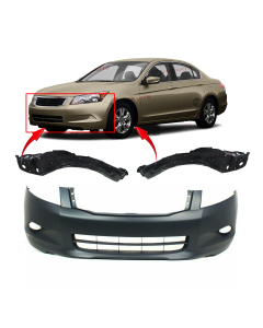 Bumper Cover & Fender Liner Kit for Honda Accord 2008-2009