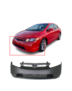 Front Bumper Cover For 2007-2008 Honda Civic Si Sedan 04711SNXA90ZZ HO1000259