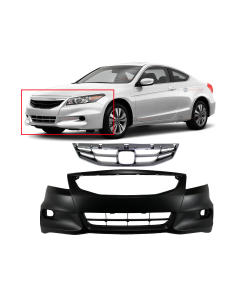 Bumper Cover & Grille Kit for Honda Accord 2011-2012