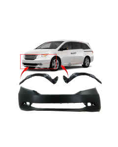 Bumper Cover & Fender Liner Kit for Honda Odyssey 2011-2013