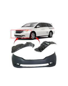 Bumper Cover & Fender Liner Kit for Honda Odyssey 2014-2017