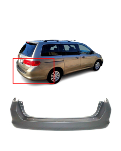 Primed Rear Bumper Cover Replacement for 2005-2010 Honda Odyssey Van 05-10 HO1100220