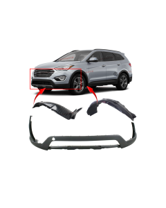 Bumper Cover & Fender Liner Kit for Hyundai Santa Fe 2013-2016