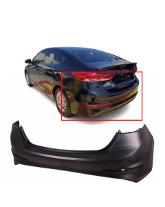 Primed Rear Bumper Cover Fascia for 2017 2018 Hyundai Elantra Sedan 17 18