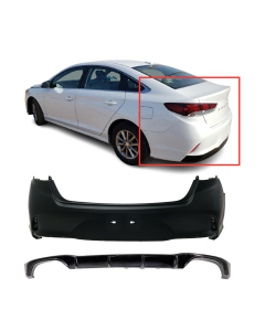 Bumper Cover Kit for Hyundai Sonata 2018-2019