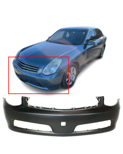 Front Bumper Cover Fascia for 2005 2006 Infiniti G35 05-06 Sedan 4 Door Primed