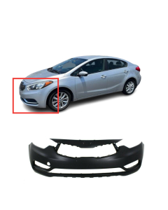 Front Bumper Cover for 2014-2016 Kia Forte EX LX SX 86511A7000 KI1000163