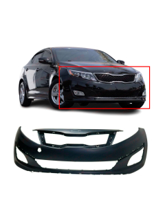 Primed Front Bumper Cover Fascia for 2014 2015 Kia Optima EX LX SXL SX Limited