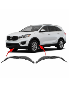 Set of 2 Fender Liners for Kia Sorento 2016-2018 KI1248142 KI1249142 86810C6000