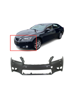 Front Bumper Cover for 2013 Lexus GS350 GS450h w/Fog Light Washer Park Aid Holes