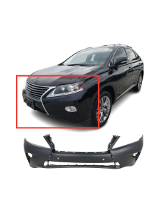 Front Bumper Cover for 2013-2015 Lexus RX350 RX450h Japan Built w/Park Holes