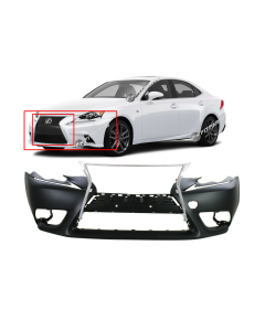 Front Bumper Cover and Grille Kit For Lexus IS250 IS350 2014-2016 LX1000262