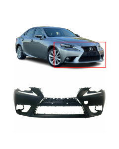 Front Bumper Cover For 2014-2016 Lexus IS250/350 Primed LX1000263