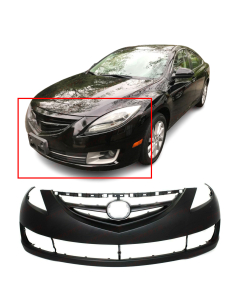 Primed Front Bumper Cover Fascia Direct Fit for 2009-2013 Mazda 6 09-13