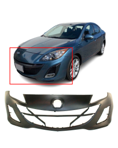 Front Bumper Cover Replacement for 2010 Mazda 3 2.0L 10 Primed GS GX i