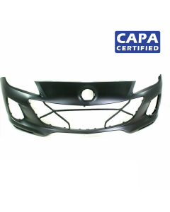 Front Bumper Cover For 2012-2013 Mazda 3 w/ fog light holes CAPA