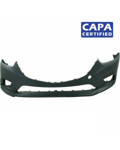 Primed Front Bumper Cover for 2014-2017 Mazda 6 W/Fog hls MA1000238C CAPA