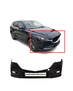 Primed Front Bumper Cover Fascia for 2017-2021 Mazda CX-5 Carbon GS GT GX Grand