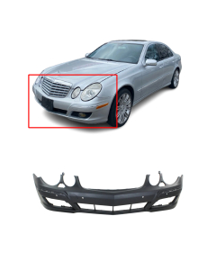 Front Bumper Cover For 2007-2009 Mercedes-Benz E320/E350 Primed MB1000269