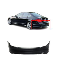 Rear Bumper Cover For 2008-2011 Mercedes С300/С350 AMG Primed MB1100276