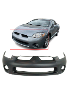 Primed Front Bumper Cover for 2006 2007 2008 Mitsubishi Eclipse 06 07 08