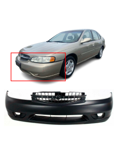 Front Bumper Cover For 2000-2001 Nissan Altima GLE, GXE, XE F20220Z825 NI1000175
