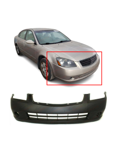 Primed Front Bumper Cover For 2005-2006 Nissan Altima NI1000219 62022ZB000