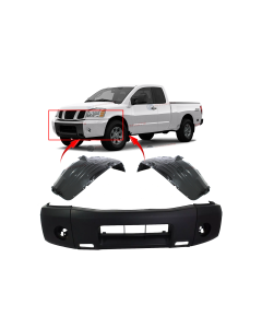 Bumper Cover & Fender Liner Kit for Nissan Titan 2004-2007