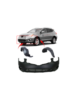 Bumper Cover & Fender Liner Kit for Nissan Rogue 2011-2013