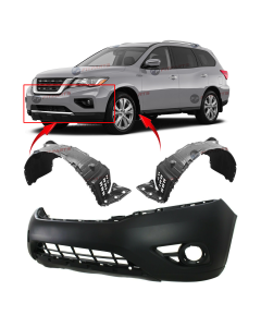 Bumper Cover & Fender Liner Kit for Nissan Pathfinder 2015-2016