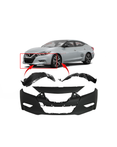 Bumper Cover & Fender Liner Kit for Nissan Maxima 2016-2018
