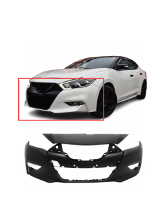 Primed Front Bumper Cover Fascia for 2016-2018 Nissan Maxima Platinum SL SR SV