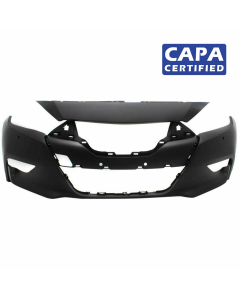 Primed Front Bumper Cover for 2016-2018 Nissan Maxima Platinum SL SR SV CAPA