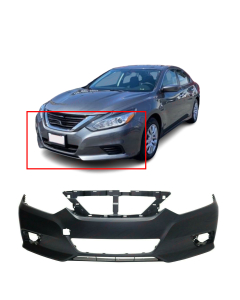 Primed Front Bumper Cover for 2016-2018 Nissan Altima 620229HS0H NI1000311